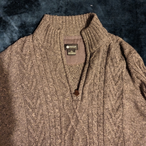 Haggar men's medium half-zip sweater - Picture 2 of 3